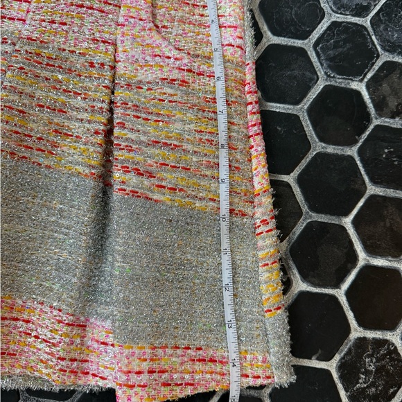 Chic Multicolor Tweed Two Piece Skirt Set (Skort) - Picture 15 of 16